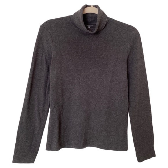 Jones New York Tops - Jones New York Sport Womens Turtleneck Long Sleeves Pullover Charcoal Size Small